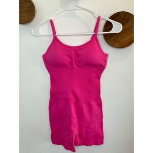 OQQ‎ Hot Pink Shorts Jumpsuit